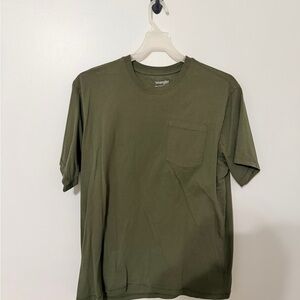 Wrangler Men's Short Sleeve Green Tee